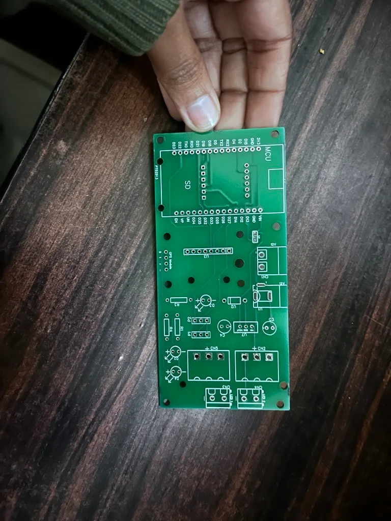 ESP32 drift detection PCB assembled for marine scooter