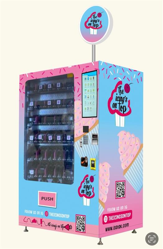 FocusVend vending machine with custom DigitalMonk software