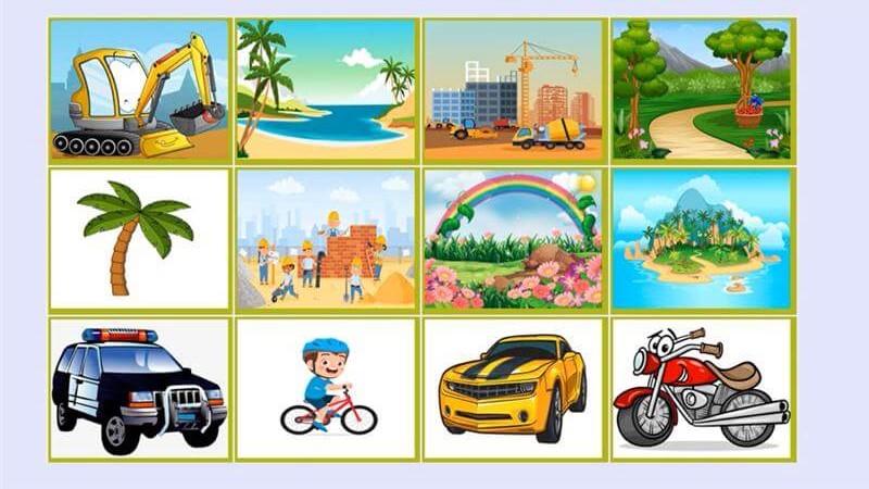 Card-matching memory arcade game with animated cards and gold-coin rewards